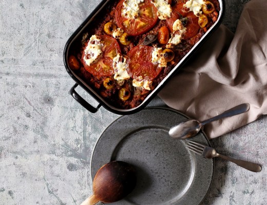 Tomaten-Bulgur-Auflauf