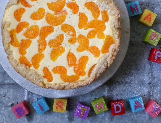 Käsekuchen mit Mandarinen