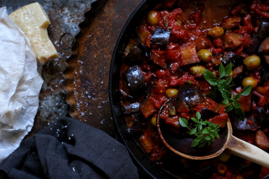 Pasta mit Auberginen